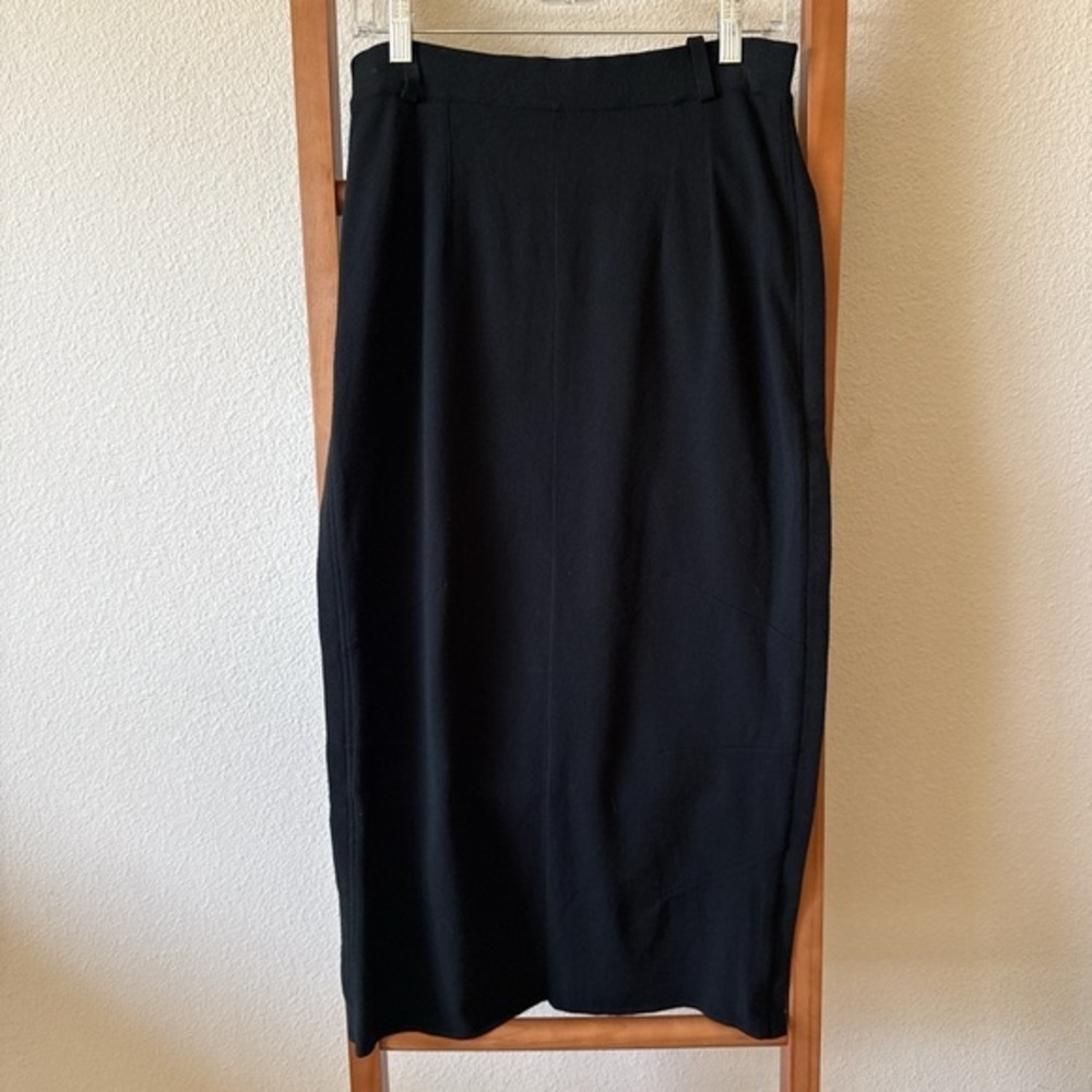 Annette Gortz Elegant Black Women's straight long Skirt, made in germany, medium
